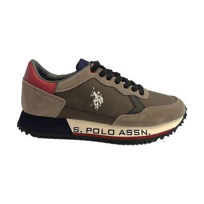 Uomo Scarpe da Scarpe stringate da Scarpe derby in Pelle da Uomo colore Verde StringateU.S POLO ASSN