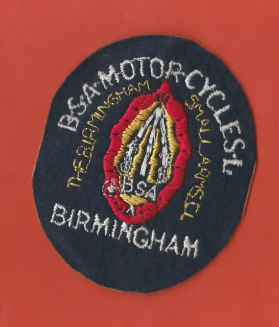 B.s.a. Motor Cycles Birmingham Patch