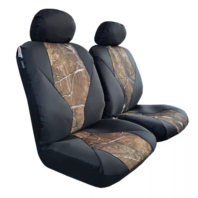 Car Seat Covers For Toyota Landcruiser 80 Series Black Tree Camouflage Front