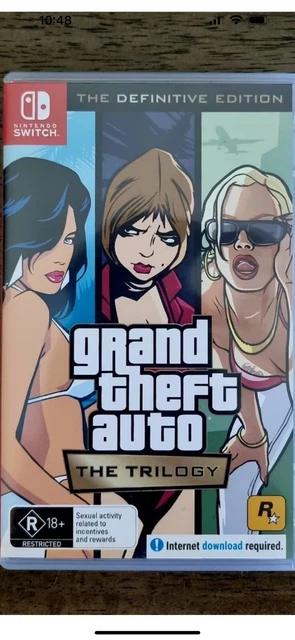 GTA GRAND THEFT Auto The Trilogy The Definitive Edition Switch