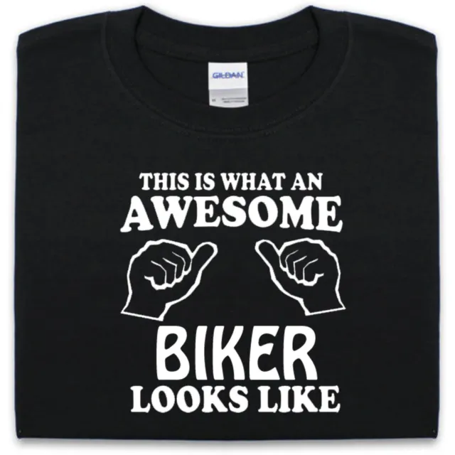 Stupenda T-Shirt Stile Motociclista da Uomo e Donna,Divertente Regalo Motorino