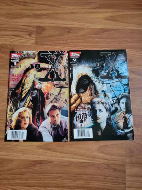 The X-Files #1,9 Topps Comic Books