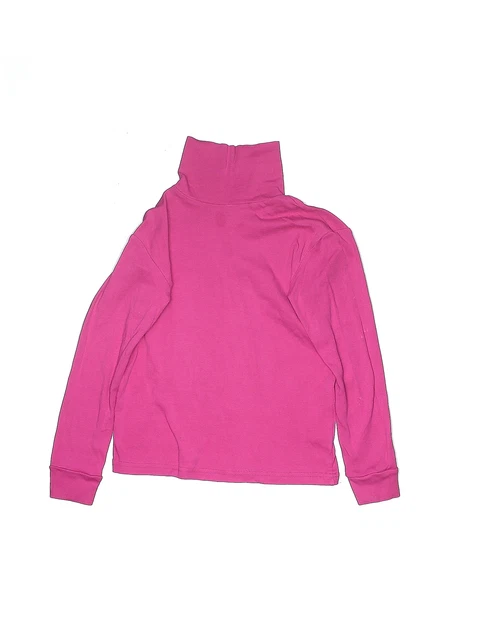 Leveret Girls Pink Long Sleeve Turtleneck 8
