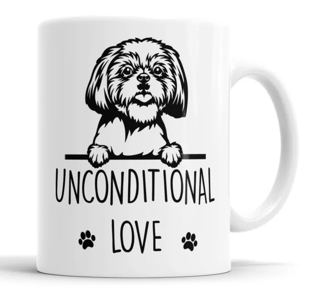 Shiz Tzu Mug Unconditional Love Mug Pet Shiz Tzu Dog Mum Dad Friend Cup