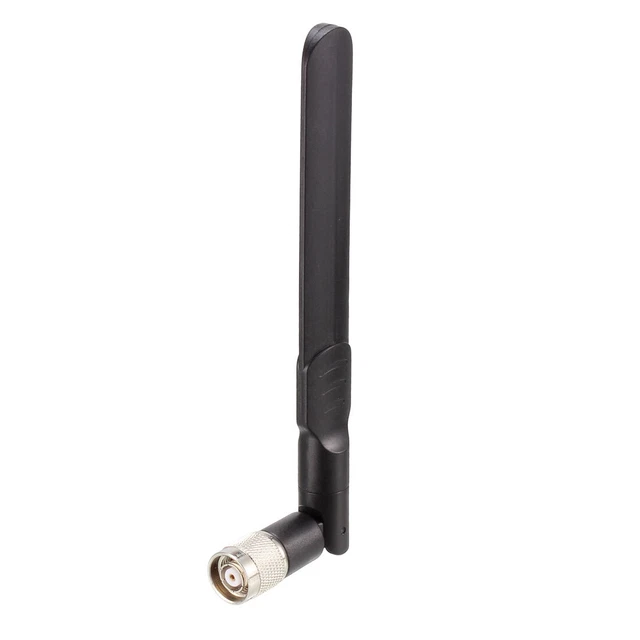 WiFi Antenna 8dBi RP-TNC Male 2.4/5.8GHz Dual Band Folding Paddle Type Black
