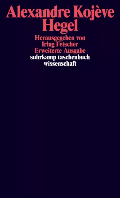 Hegel | Alexandre Kojève | Taschenbuch | suhrkamp taschenbücher wissenschaft