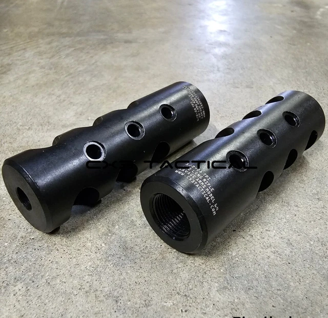DB TAC SW22 Smith & Wesson Victory Thread Adapter With Muzzle Brake Compensator 1/2x28 .22LR