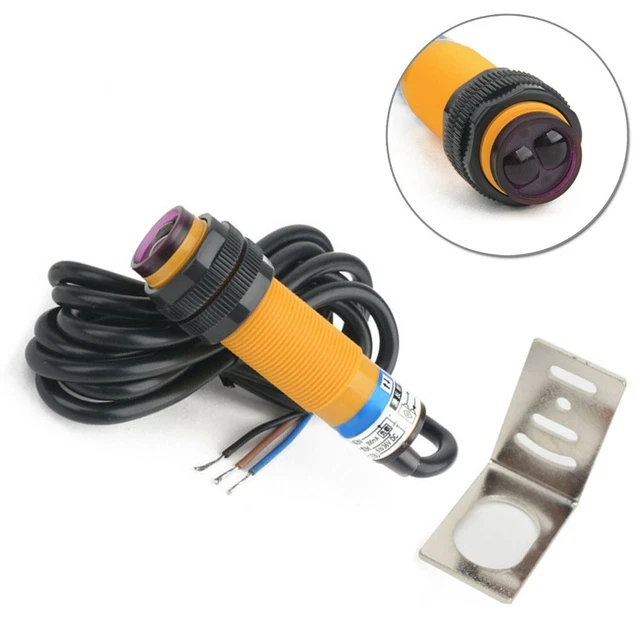 Electrical Photoelectric Switch Sensor Adjustable Infrared 0.5KHZ Useful