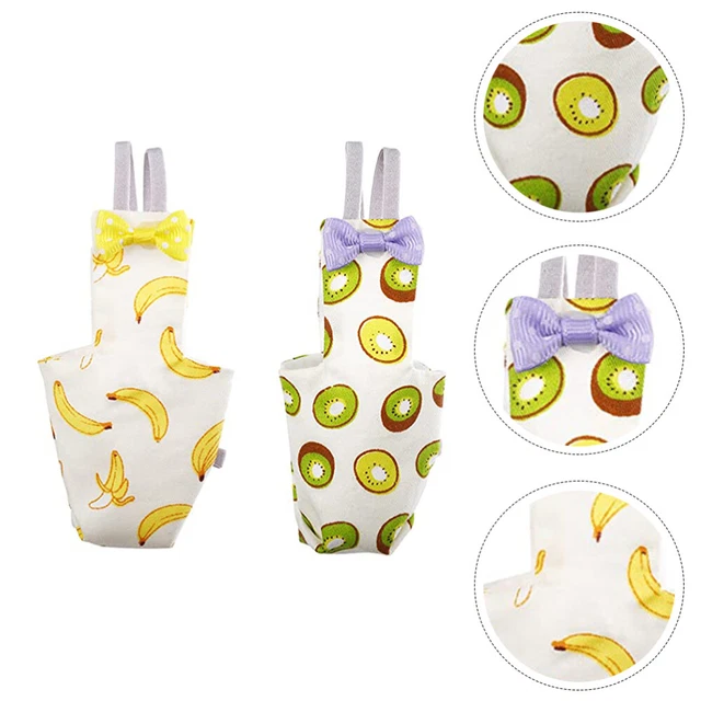 2 Pcs Guinzaglio Per Uccelli Pannolino Pappagallo Parrocchetto Piccoli Animali
