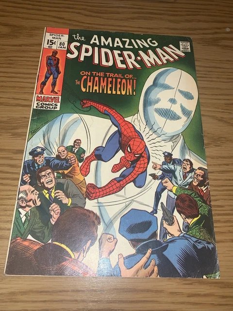 Amazing Spider-Man #80 (1970) Silver Age Chameleon VG+ Marvel Comic Lot Of 1