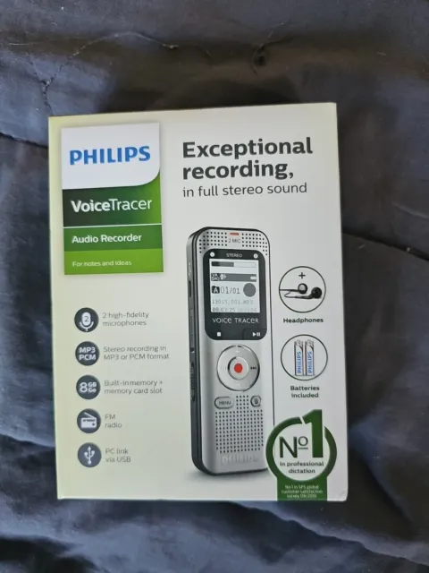 Philips - Voice Tracer DVT 2010 - Audio Recorder - Neu / OVP