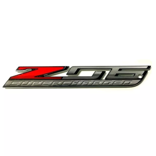 C7 Corvette ZO6 Super Charged Metal Magnet Emblem Art 6 x 7/8 LT4 Art PhotoSteel