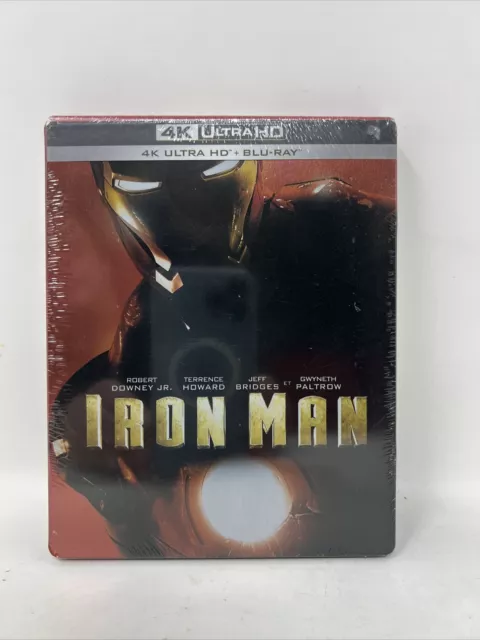 Iron Man 4K Ultra HD Blu-ray Bonus Édition collector limtée boîtier SteelBook