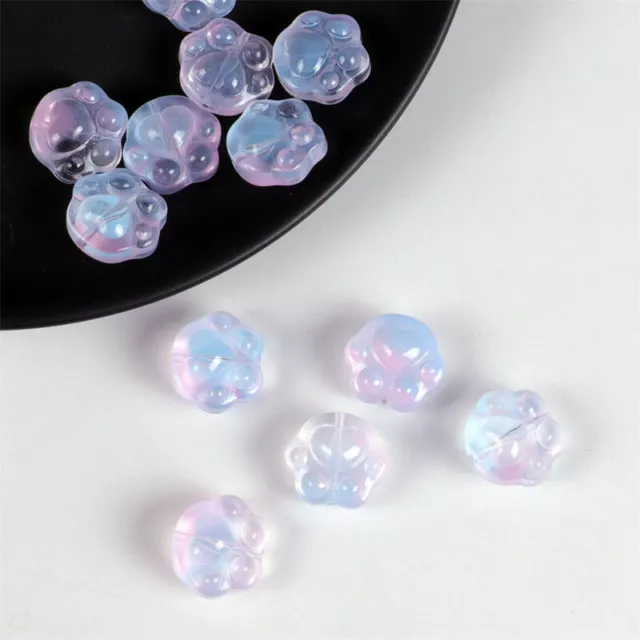 5Pcs Glass Bead DIY Jewelry Accessories Earrings Bracelets Pendant Accessories E