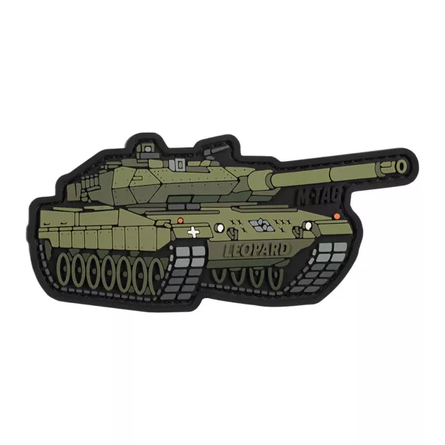 M-Tac® Patch Klettabzeichen PVC  Aufnäher Leopard 2