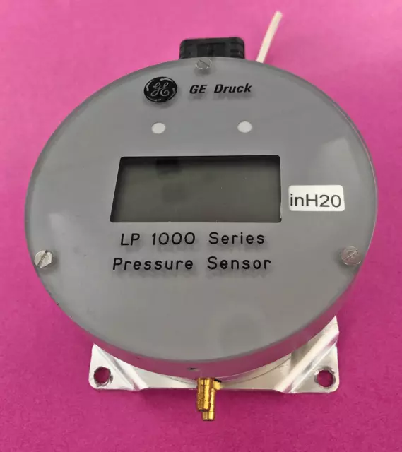 GE Druck LP 1000 Low Pressure Sensor LPM1010-C1SDW -0.1 to +0.1 inH2O 5 ± 5VDC