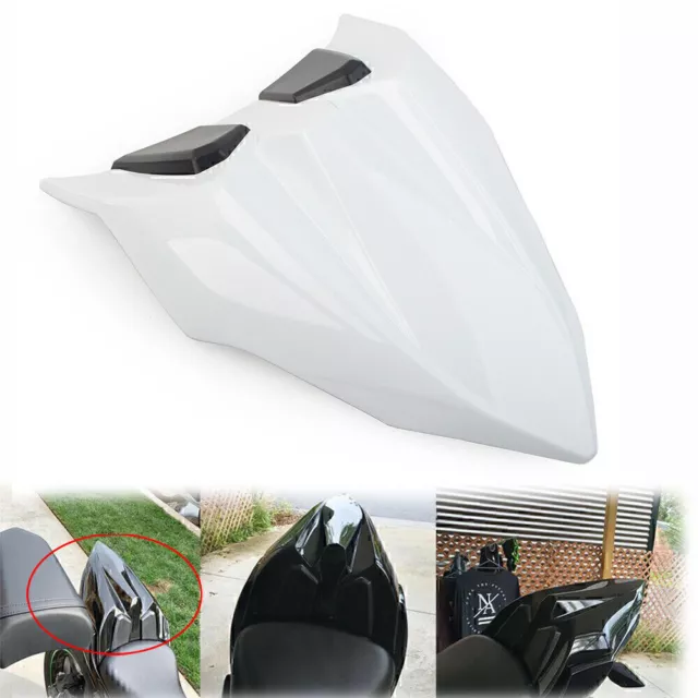 Motorcycle Rear Seat Cover Fairing White Cowl Solo For Kawasaki Ninja 650 17-19