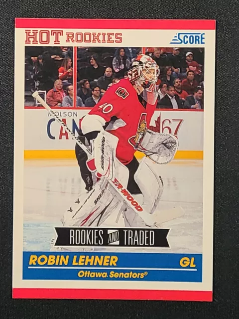 2010-11 Panini Score Rookies and Traded #631 Robin Lehner Ottawa Senators