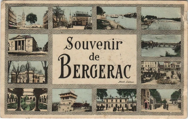CPA AK Souvenir de Bergerac FRANCE (1138044)