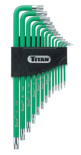 Titan 12715 13pc TORX Extra Long Star Key Set