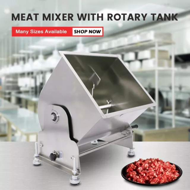 Clivia Electric Tilt Tank Meat Mixer 22.5L 45lbs Meat Sausage Mixing Machine