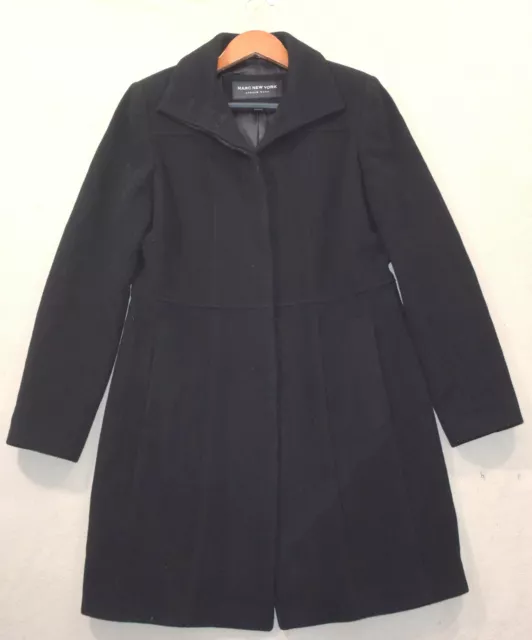 Andrew Marc $195 Coat - Women Size Small Black Cashmere Overcoat S Marc New York