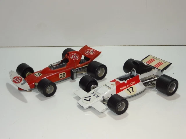 Circuit Routier Tonka Polistil F1 – Ferrari Et Benetton, Complet, Fonctionnel (Ferrari à Réviser)
