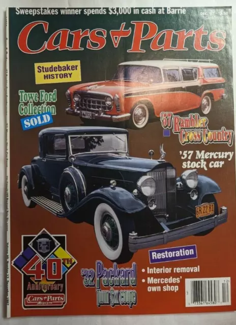 Car & Parts Dec '97 Studebaker History '57 Rambler Cross Country '57 Mercury