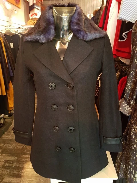 Manteau Caban Gaastra Goletta - Bleu Marine, Taille L, Laine, Neuf Avec étiquettes