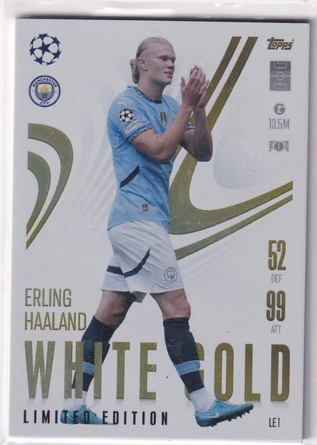 TOPPS TOTAL FOOTBALL ,ERLING HAALAND ETERNAL GOLD , 2021/2022 , # 340
