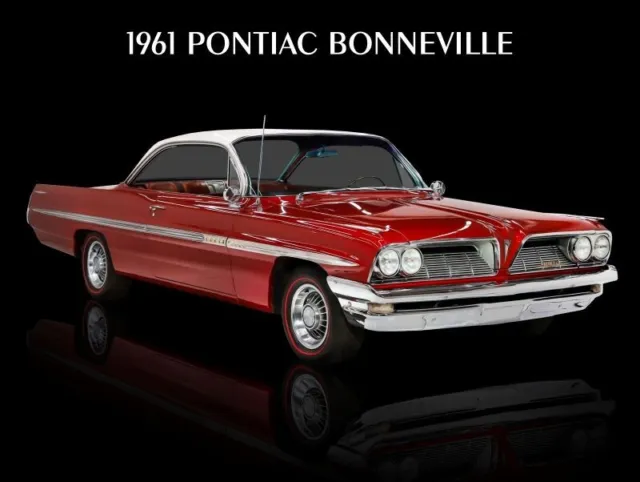1961 Pontiac Bonneville NEW METAL SIGN: 9x12" & Free Shipping