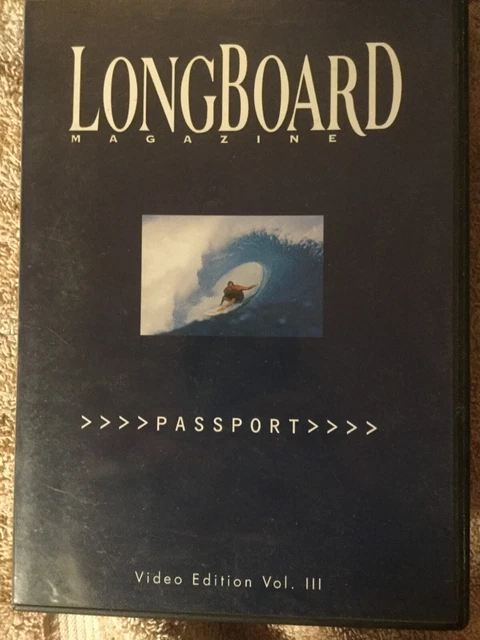 dvd longboard magazine passport video edition vol. 3 movie 2003 Slater Tudor oop