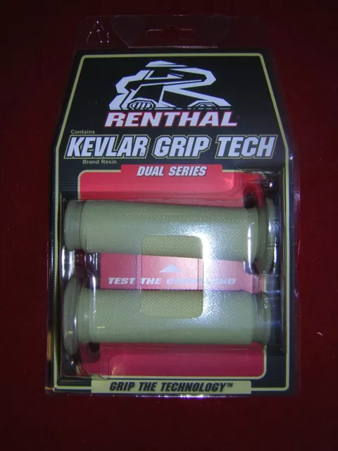 Empuñaduras de carreras de carretera Renthal hechas con Kevlar G177 32 mm. Compuesto interior firme. Nuevo