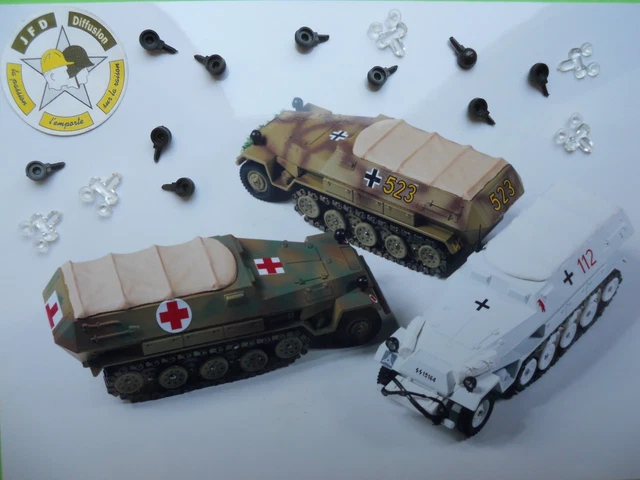 Solido Hanomag SdKfz 251/1 Semi-chenillé 1:50 - Figurines Métal - Occasion