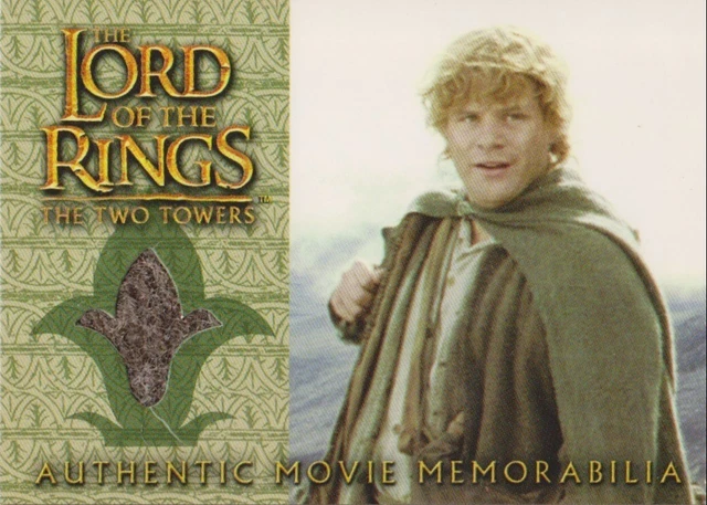 2003 Lord Of The Rings Two Towers Sams Travel Jacket Material Costume Card
