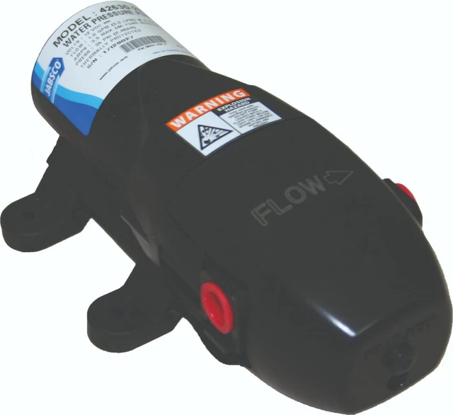 Jabsco ParMax 1 Plus 42630-2992 Water Pressure Pump 3.78LPM 12 Volt 3.5 Amp
