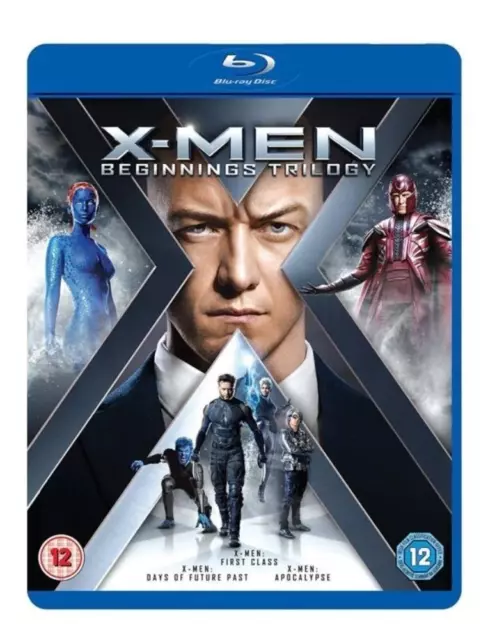 X-Men: Beginnings Trilogy Blu-ray (2017) Michael Fassbender Quality Guaranteed