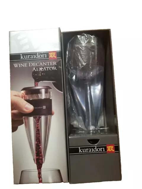 Kuraidori Red Wine Aerator Wine Decanter Aerator Brand New In Box Discontinued