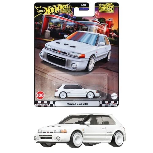 Modèle Réduit Mazda Speed 3 MPS 1:64 GCD - Voiture Hatchback En Métal - Avec Boîte Et Support - Neuf
