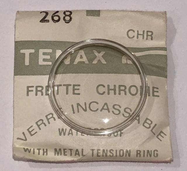 Verre Plexi Robur Pour Montre - Diamètre 268 Mm - Avec Bague (Frette Glass)