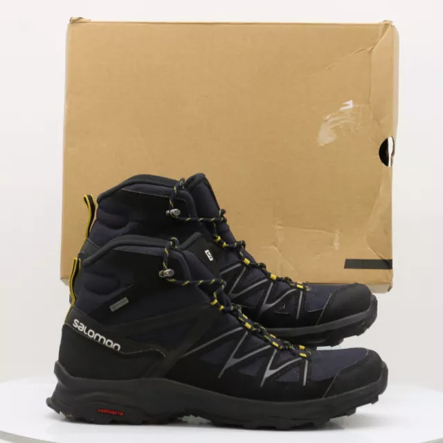 Salomon Daintree Mid Gtx Stivali Da Uomo Uk 10,5 Eu 45 1/3 Night Sky Prezzo Prezzo Di Prezzo £150 Mc