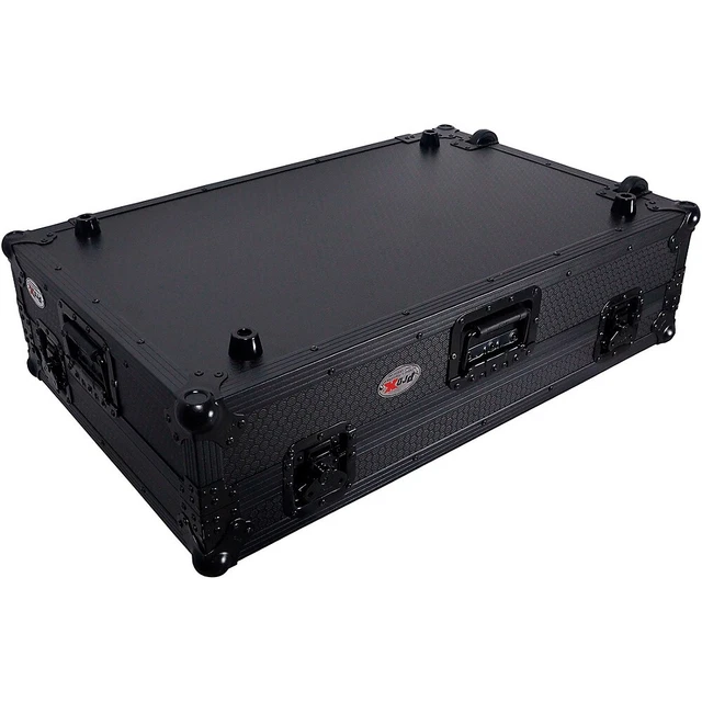 ProX ATA Flight Wheel Road Case For RANE Four DJ Controller W/ 1U Rack Space LN