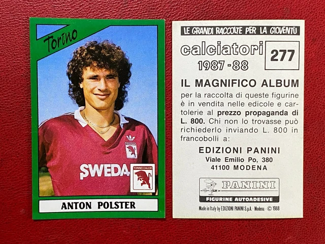FIGURINA CALCIATORI PANINI 1987/88 Marronaro / Gilardi Bologna - Serie