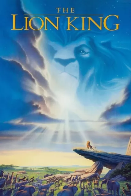 Le Film Le Roi Lion 1994 Walt Disney Affiche 45X32Cm Cartoon