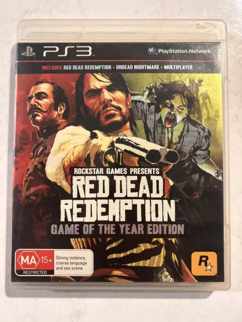 RED DEAD REDEMPTION Game Of The Year Edition - PlayStation 3 PS3 $29.90 -  PicClick AU