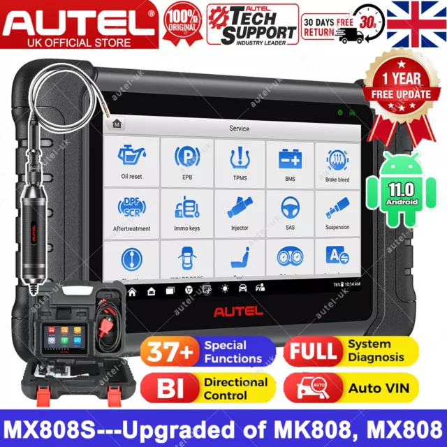 2024 Autel MaxiCheck MX808S PRO MK808S Bidirectional Diagnostic Scanner +MV108S