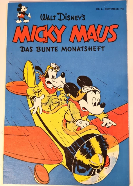 Micky Maus Heft Nr.1 1951 ungelesen TOP Z 0-1 ND (691)