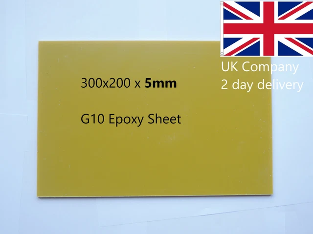 High-Quality G10 Epoxy Glass Fiber FR4 Fibreglass Plate - Versatile Insulating Template Board For Antistatic Applications (0.2~4mm Thickness)(300MM X