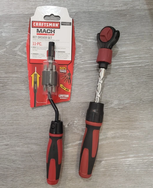 CRAFTSMAN MACH SERIES 3/8" metric ratcheting socket wrench and 11 pc