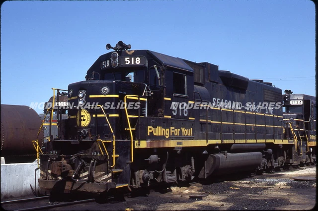 Original slide: SCL Seaboard Coast Line 518 GP38-2